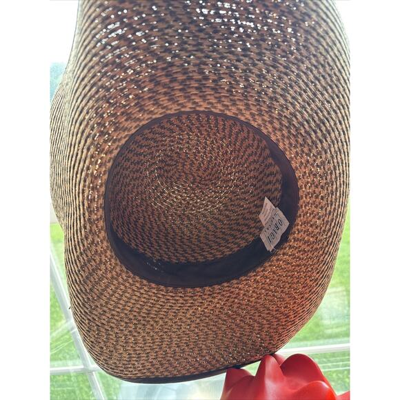 Obagi Medical Wide Brimmed Beige Brown Tweed Sun Hat One Size SPF - Picture 2 of 8